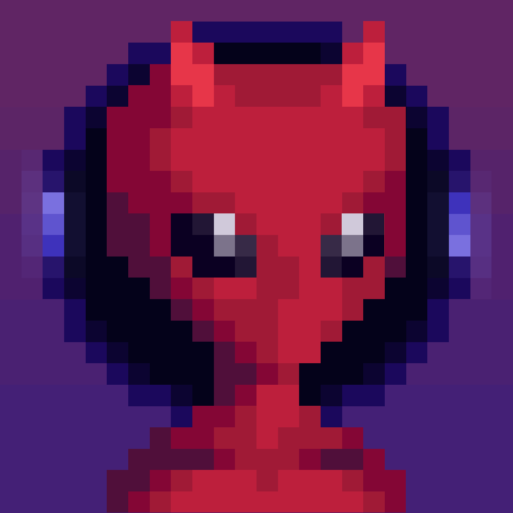 Demonic animated NFT model