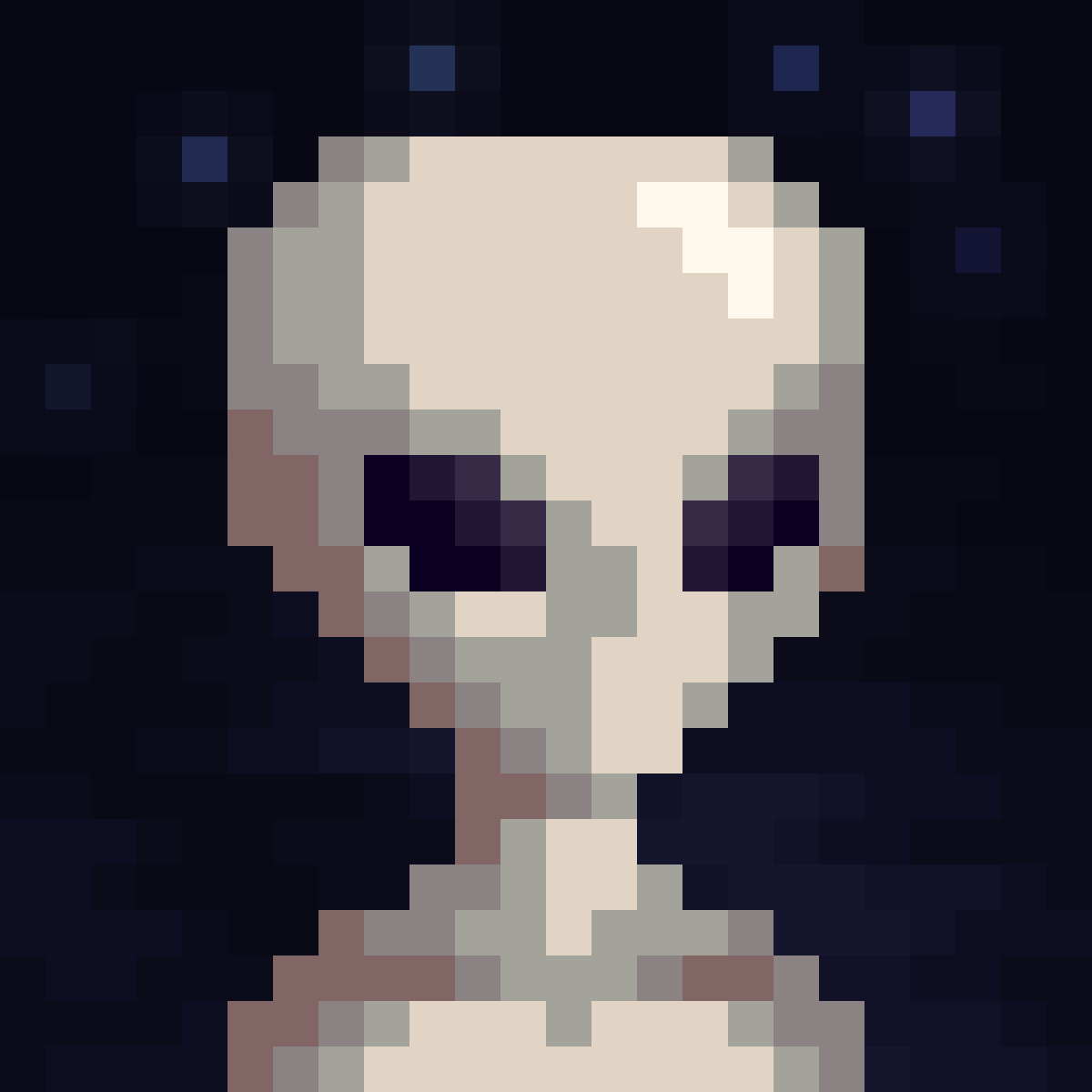 Alien Grey animated NFT model