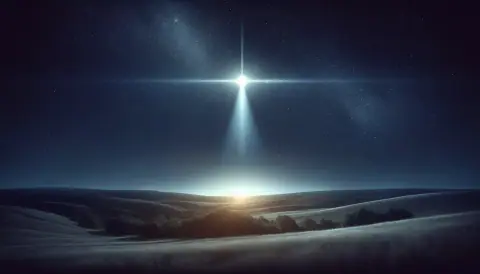 strange light in the sky