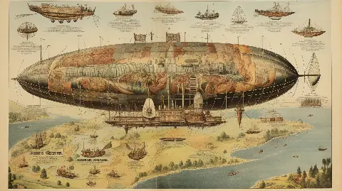 The 1896 Mystery Airships Over California