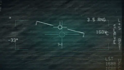Pixel art ocean sensor view based on the GOFAST UAP video