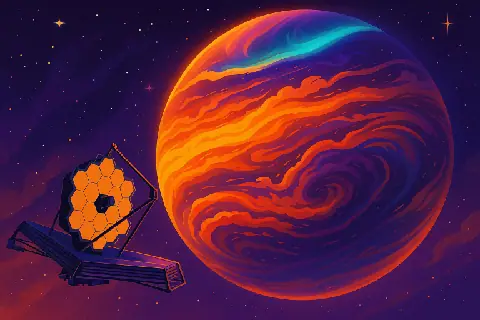 JWST Maps Weather Patterns on Distant Exoplanets