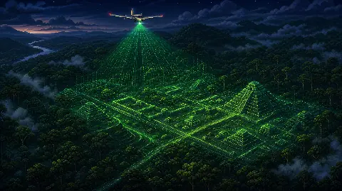 LIDAR landscape scanning
