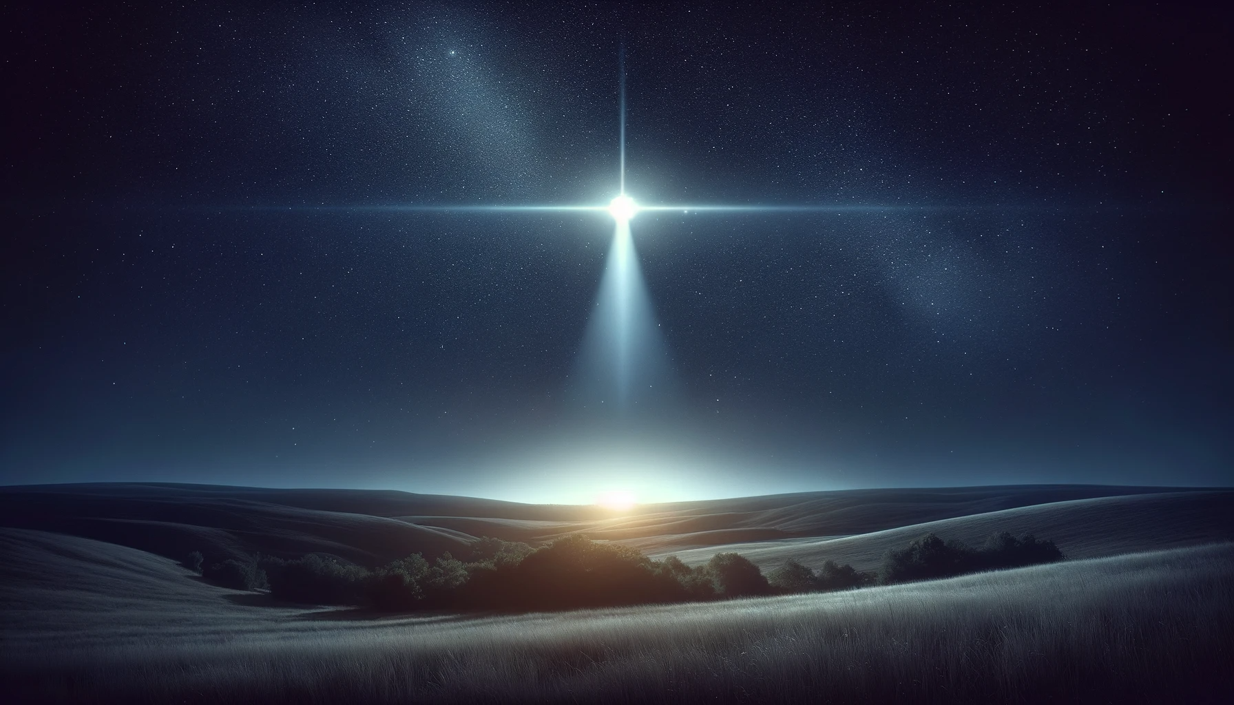 strange light in the sky