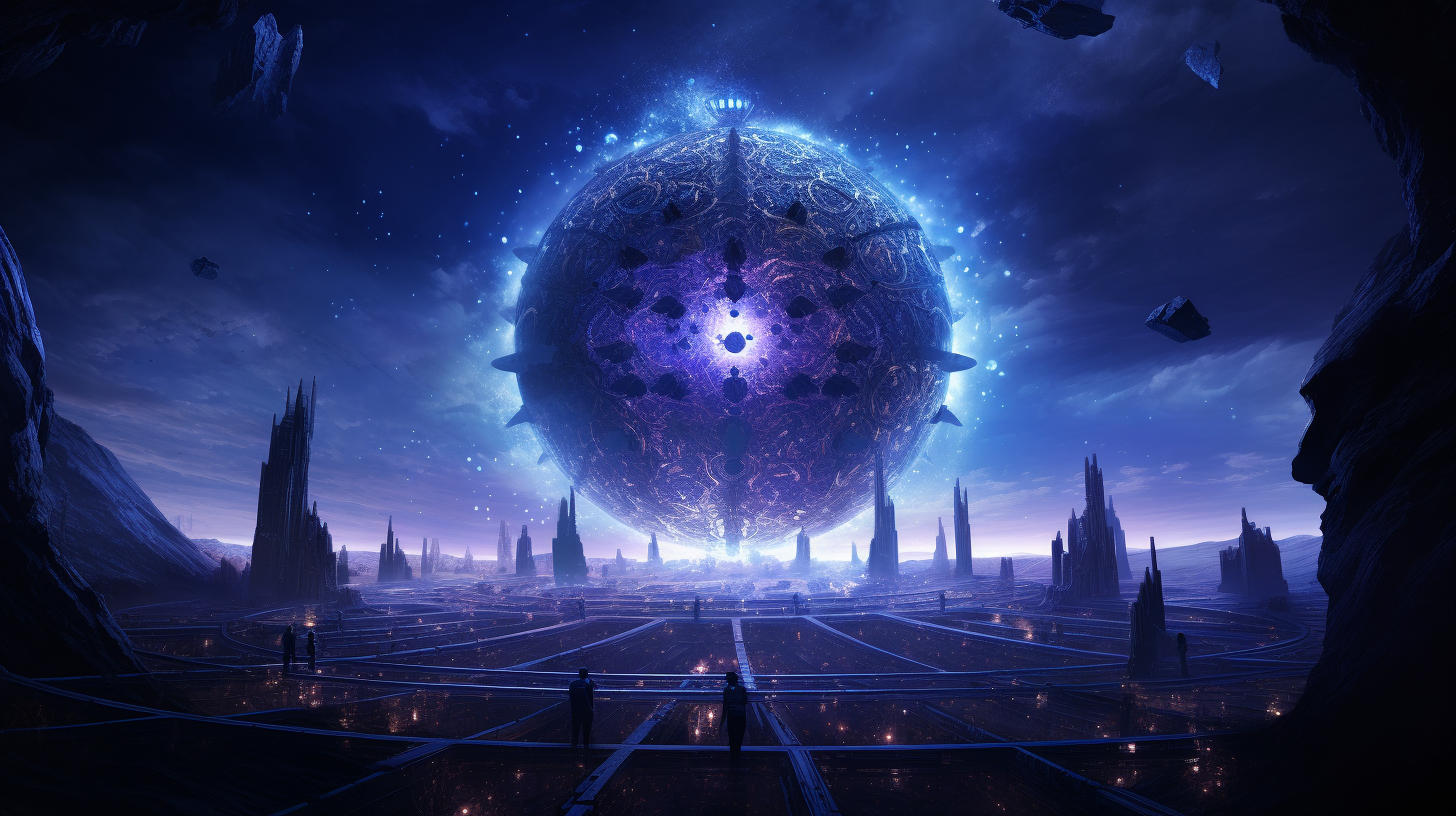 Hypothetical mini Dyson Sphere