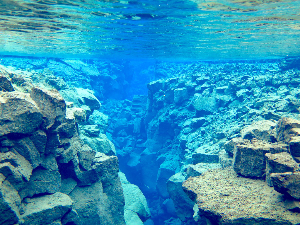 The Silfra Fissure, Iceland
