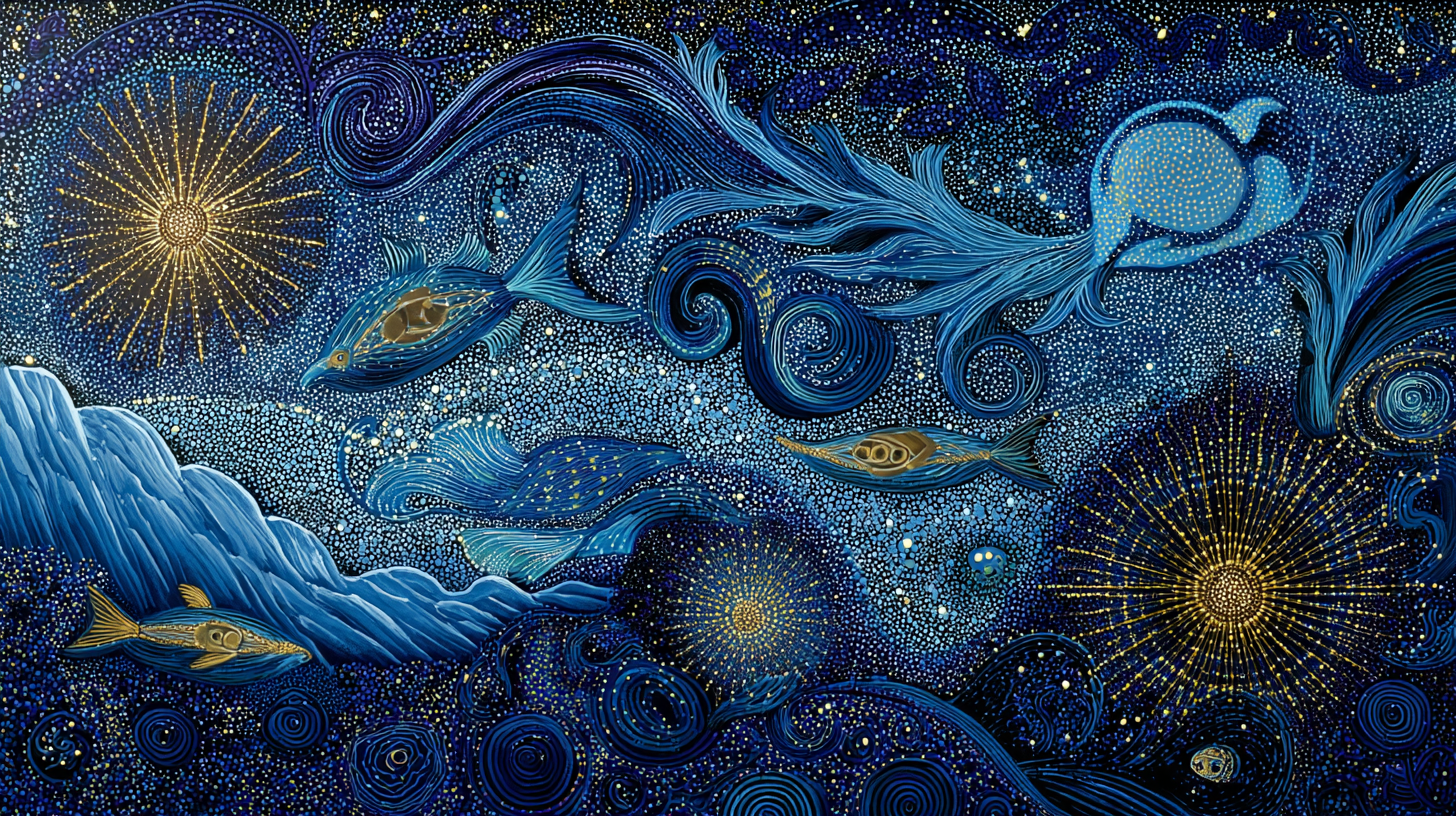 Aboriginal Dreamtime sky beings